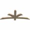 Ekena Millwork Davenport Rough Sawn Timber Gable Bracket, Douglas Fir, 60"W x 25"H x 2"D x 4"F, 10/12 Pitch GBW060X25X0204DAV00RDF - alternate 3